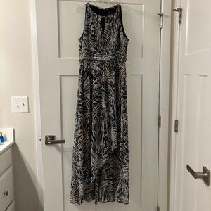 R&M Richards - Black & Gray Dress